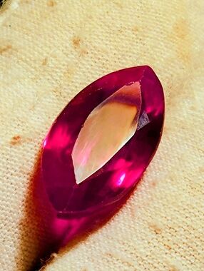 Natural Red Sapphire 15.10 Ct Marquise Cut Loose Gemstone